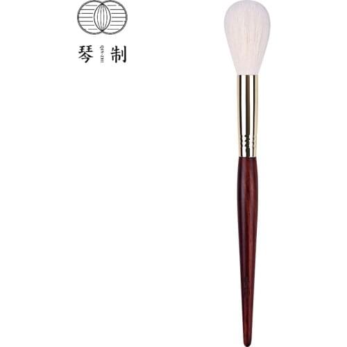 QINZHI Professional Handmade Make Up Brush 182 Round Blush Brush Soft Saikoho Goat Hair Makeup Brushes