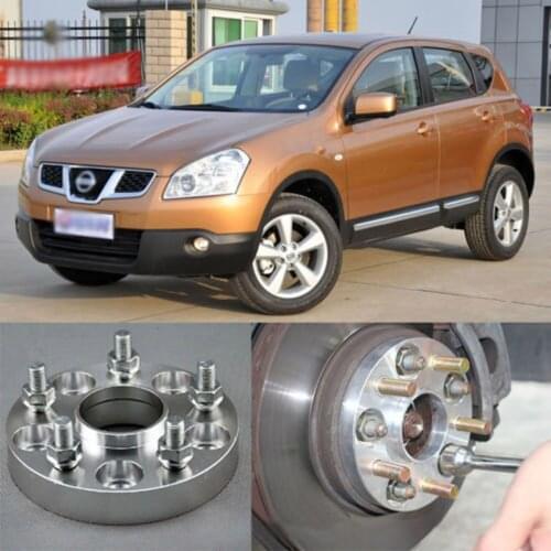 Teeze 4pcs New Billet 5 Lug 12*1.25 Studs Wheel Spacers Adapters For Nissan Qashqai/X-Taril/Teana/Murano/GT-R/Quest