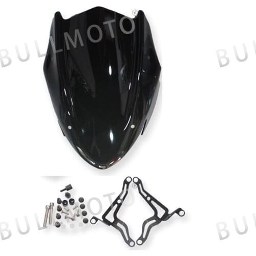 For Suzuki GSX-S750 GSXS750 2017 2018 2019 Motorcycle Windscreen Windshield Shield Screen Visor Parabrisa with Bracket