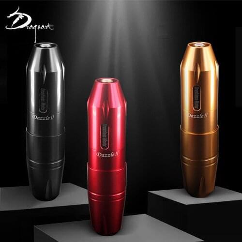 Rotary Tattoo Machine Aviation Grade Aluminum Japan Coreless Motor RCA Interface Permanent Makeup Cartridge Tattoo Pen