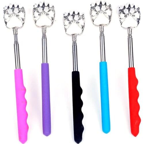 5 Pcs Extendable Telescopic Back Scratchers-Bear Claw Metal Telescopic Back Scratcher Eliminate