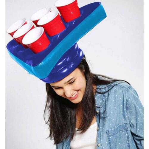 Game Fun Lawn Toys Throwing Ring Adult Kids Ferrule Tools Throwing Toss Inflatable Beer Pong Triangle Cap Outdoor Lawn