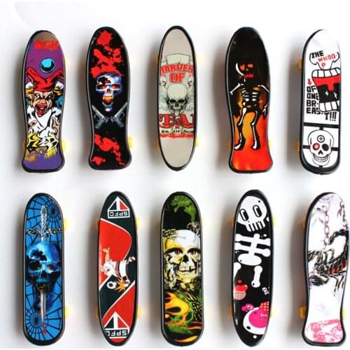 Funny Toy Educational Toys Creative Fingertip Movement Finger Board Mini Finger Skateboard Alloy Skate Boarding Toys