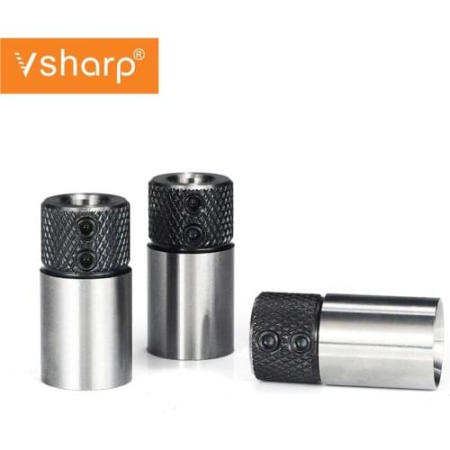 1pcs Woodworking Drill Row Cross Sleeve Clamp Drill Sleeve Base for Wood Drill Bit on Drilling Rig Collet Chuck