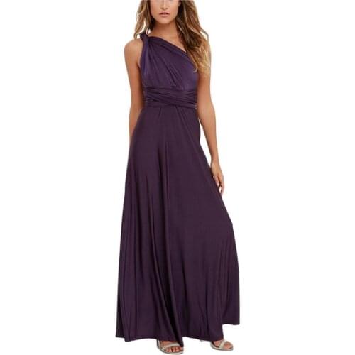 Purple Sexy Women Dress Vintage V-Neck Bandage Long Party Dress Boho Style Maxi Dresses Chiffon Dress Sundress Cocktail Dresses