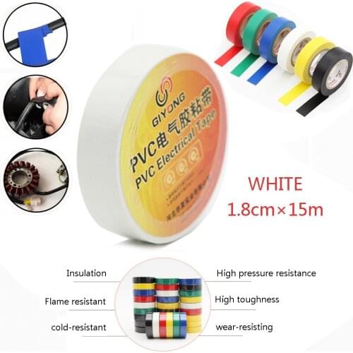 10PCS 15M Waterproof PVC Performance Repair Bonding Rescue Self Fusing Wire Hose Electrical Tape