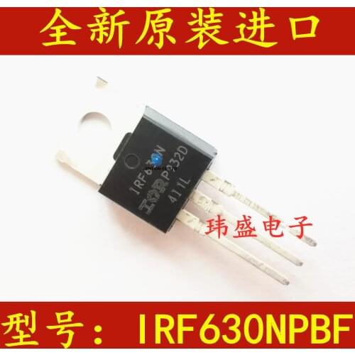 10PCS TO F630N IRF630NPBF IR-220 N channel field effect tube in stock 100% new and original