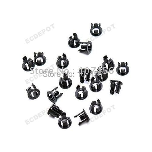 100pcs 3mm Plastic Black LED Clip Holder Display Panel 3mm led cover free shipping