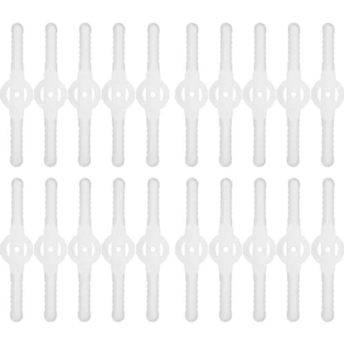 20Pcs Plastic Grass Trimmer Blades Lawn Mower Trimmer Accessories Lawn Mower Blade Cordless Trimmer Garden Tool