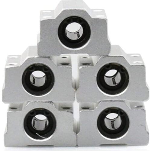5PCS 3D Printer Part 30mm SCS8UU Bearing Pillow Block Box-type Linear Motion Ball Bearing Slider Block for 3D Printer