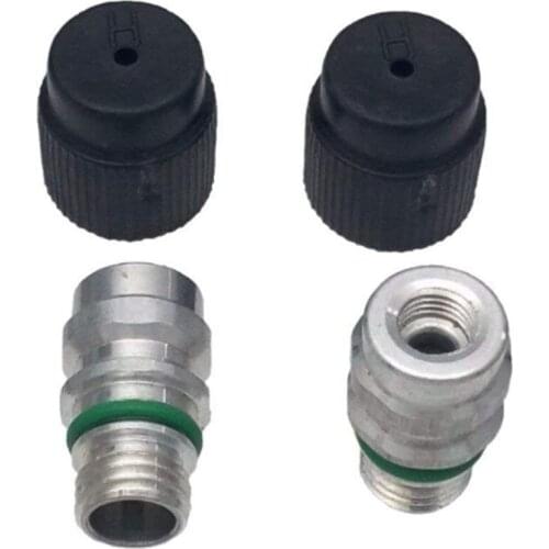 5 Count) M12x1.5 Male High Side A/C Charge Port Valve Includes Caps For MT0105,800-955, 59946,GM 52458184, 15-5438