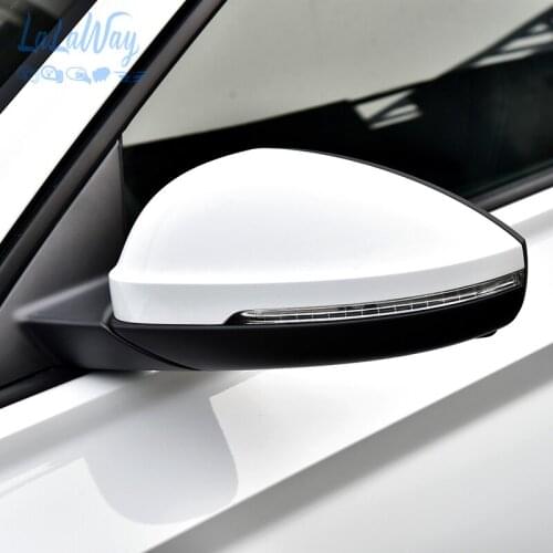 Car Electric Folding Rearview Mirror Assembly Heating Mirror with Light For Volkswagen Sagitar Bora Passat 2019 2020 2021