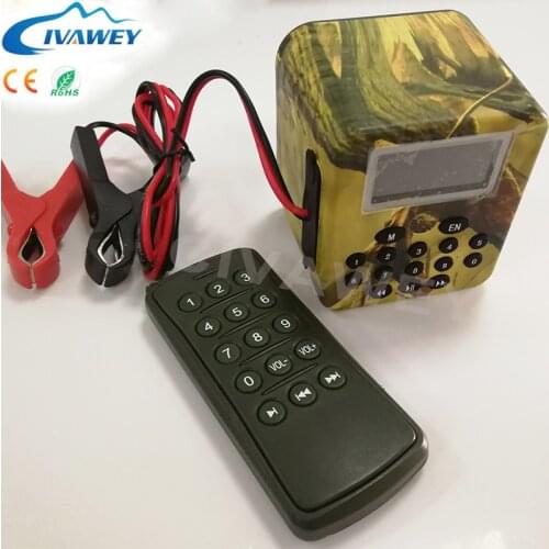 Wireless remote + timer ON/OFF Outdoor 50w hunting device bird caller goose duck decoy sound MP3 Amplifier hunting equipment