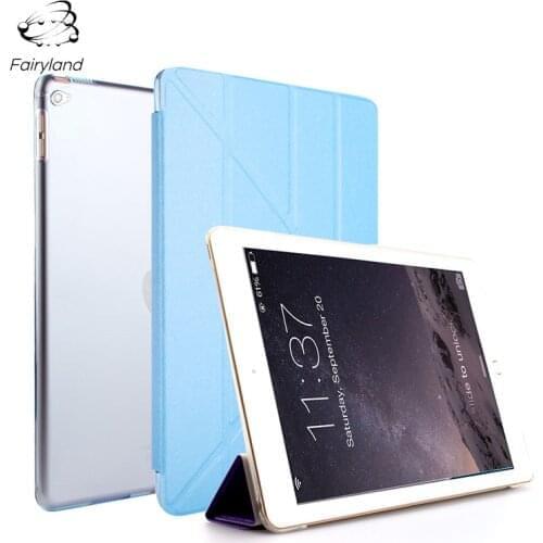 New TPU Soft Case Cover Folding Stand For Apple Tablet Smart Wake Flip Leather Case For iPad 2 3 4 5 6 Mini 1 2 3 4 iPad Air 2