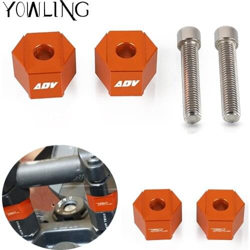 For 790 Adventure R S 2018-2021 890 adventure R Handlebar Risers Heightening Code Handle Clamp Adapter 390 adventure 2019-2021