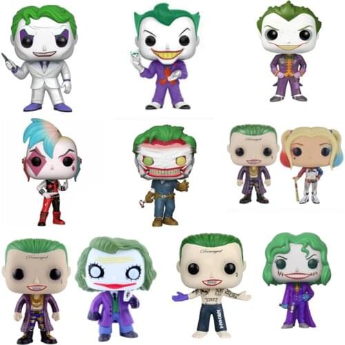 Funko pop Suicide Squad Harley Quinn Joker Vinyl action Figure Collectible Model Toys for children birthday gift
