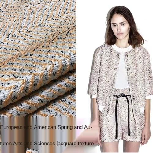 Elegant yarn-dyed jacquard garment fabric, sewing fabric factory shop is not out of stock
