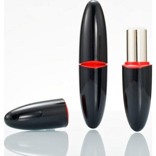 Hot sale 20/40/60pcs 12.1mm Lipstick Tubes Double Bullet Shaped Lip Balm Tubes Fashion Lip Cosmetic Refillable Containers