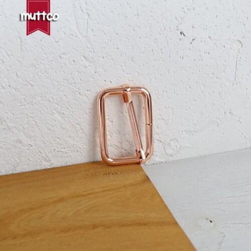 Plated metal adjuster for DIY Dog Collar 3.0cm backpack pet products straps rose golden adjustable buckle LXK-030R