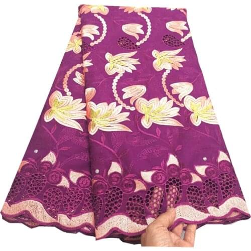 2021 New Arrival Cotton African Swiss Voile Fabric With Stones Embroidery French Net Lace /Dubai Style Dress Material y66-564