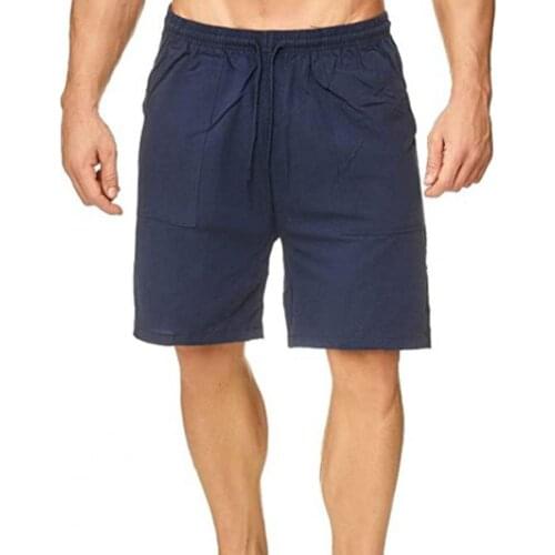 Exercise Beach Shorts Running Gym Jogging Shorts Sports Shorts Knee Length Men Wide Leg Two Pockets Training Shorts Streetwear