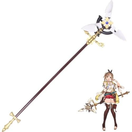Reisalin Stout Ryza Wands Game Atelier Ryza: Ever Darkness & The Secret Hideout Cosplay Props Canes Weapons for Halloween Party