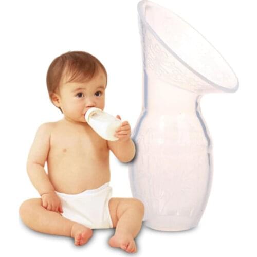 Silicone Breastfeeding Manual Nursing Suction Reliever Breast Pumps Feeding Milk Bottle Sucking Bottle Borstvoeding Zakjes