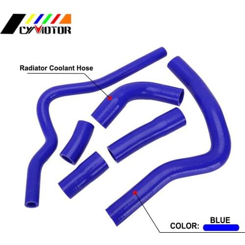 Motorcycle Engine Silicone Radiator Heater Coolant Pipe Water Hose For YAMAHA YZF-R1 YZF R1 YZF1000 2004 2005 2006 Street Bike