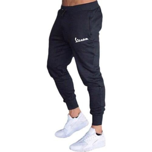 Vespa Sport Running Pants Men With Pockets Athletic Football Soccer Training Pants Elasticity Legging jogging Gym Trousers