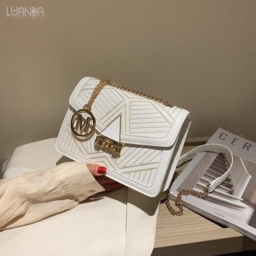 Hot Sales Flap Bag Crossbody High Quality Sweet Lovely Messenger Shoulder Girl Chain Pu Leather Famale Handbag For Women