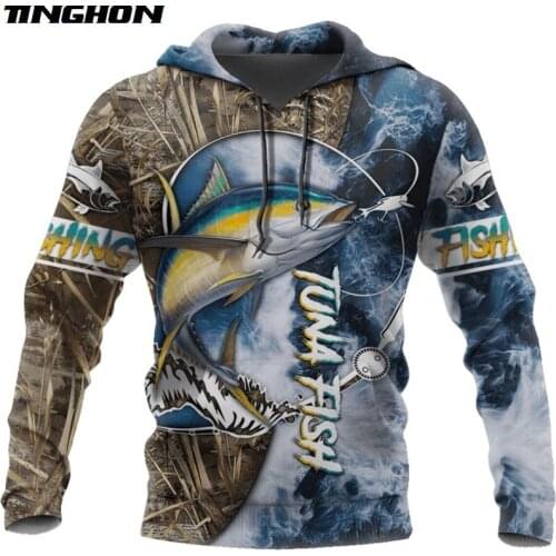 Life Tuna Fishing Catch and Release 3D Print Hoodies men Harajuku Fashion Hooded Sweatshirt Autumn Casual hoodie sudadera hombre