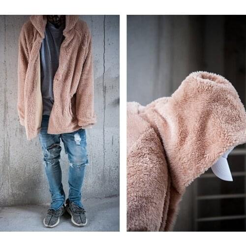 XS - 6XL BoxyFit Side Slit Oversized Sherpa Raf Bubble Furry Fleece Hoodie Warm Sherling Sweatshirt Winter / Pullover Supreme Ki