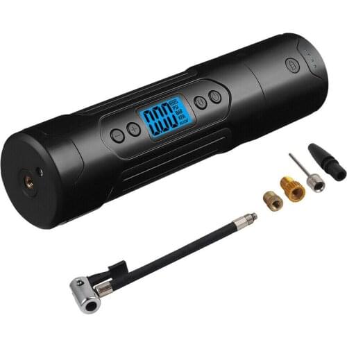 12V Rechargeable Air Pump Tire Inflator Cordless Portable Compressor Smart Digital Car Tyre Pump for Car Bicycle Tires Balls