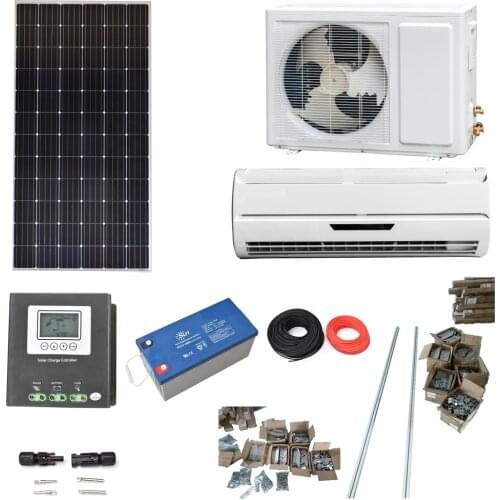 12000btu 24000btu DC AC Hybrid Split Solar Powered Air Conditioner kit for sale