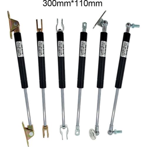 110mm Stroke 18*8 Rod Gas Spring 50N-500N/5kg-50kg Cupboard Hinges Gas Spring Force lift support 300mm Hole Center Distance