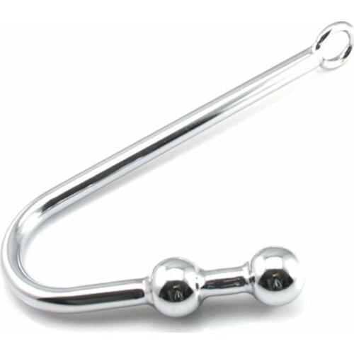 2 Ball U-type Stainless Steel Anal Butt Plug Metal Anal Toys Sex Toys For Men/Gay/Women BDSM Prostate Massage ButtPlug