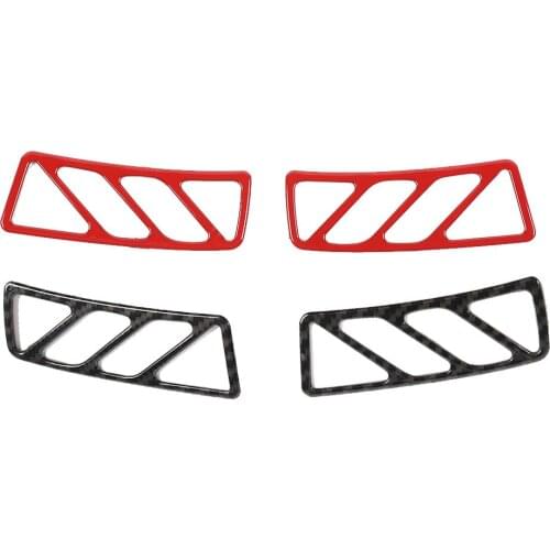 2PCS Interior ABS A-pillar Dashboard Air Vent Outlet Cover Decor Trim Fit for Chevrolet Camaro 2010-2015 Car Assessoires