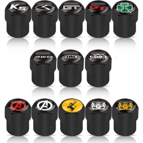 4pcs car styling Wheel Tyre Tire Stem Air Valve Caps For Toyota Honda Ferrari Ford Kia Alfa Romeo BMW motorcycle Accessories