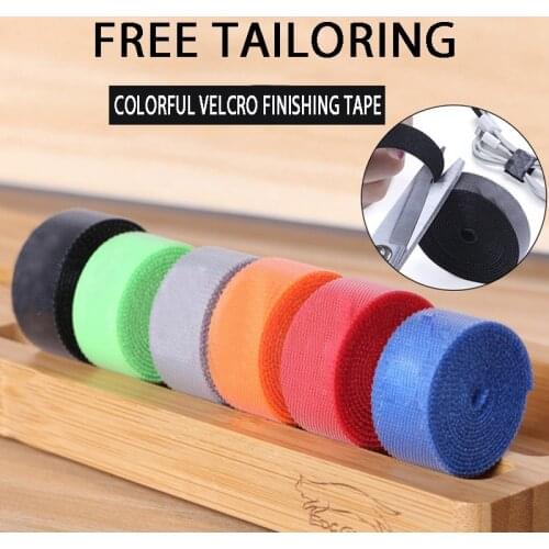 5 Meters/Roll Width 2 Cm Magic Sticker Nylon Cable Ties Reusable Wire Management 6 Colors to Choose from DIY Velcroe