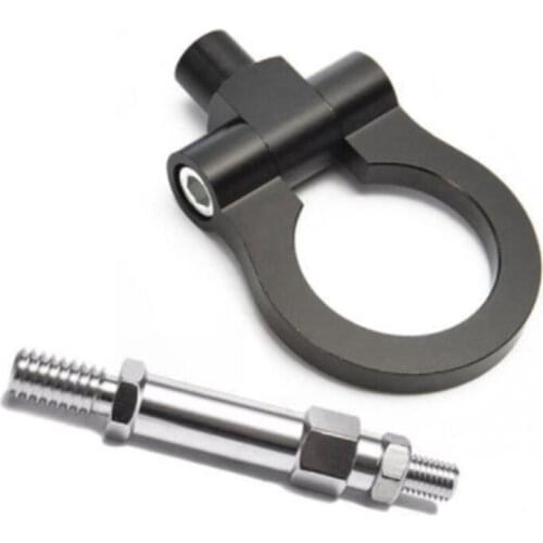 Car CNC Aluminum Screw-on Front/Rear European Car Tow Hook for Golf 2010 Circular Trailer Ring Car