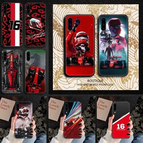 Charles Leclerc F1 16 Phone case For Samsung Galaxy A 3 5 7 8 10 20 21 30 40 50 51 70 71 E S 2016 2018 4G black trend waterproof