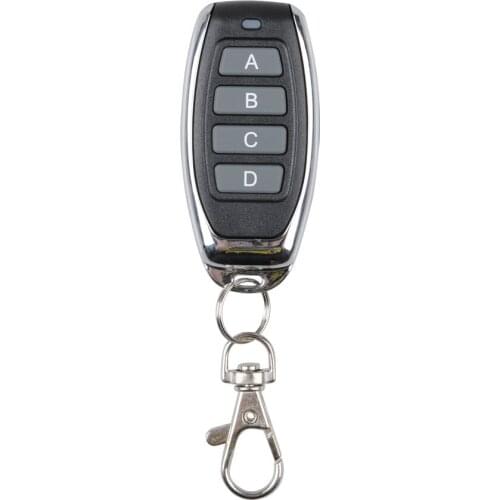 FR Remote Control Copy 4 Channel Cloning Duplicator Key Fob A Distance Learning Electric Garage Door Controller 433 MHz