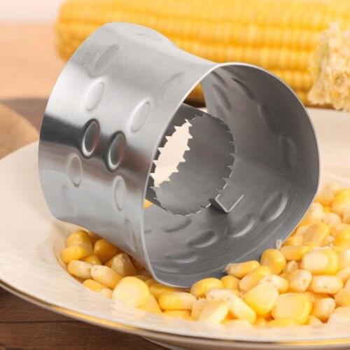 Corn Stripper Triangle Food Grade 304 Stainless Steel Non-slip Corn Peeler Corn Stripping Tool for Home