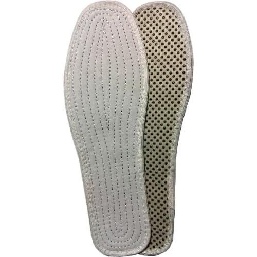 2pairs/lot Feet Healtcare Tourmaline Heat Comfortable Shoe-pad Magnetic Insole