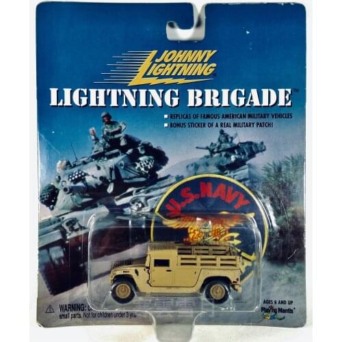 Johnny lightning 1/64 Humvee Desert Storm personnel carrier Diecast Collection of Simulation Alloy Car Model Children Toys