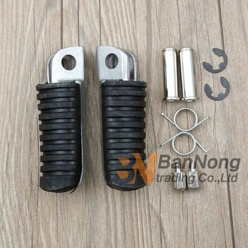 Motorcycle Front Footrests Foot pegs For Kawasaki ZR250 ZRX400 ZZR400/600 ZRX1100/ZRX1200 ZX-9R ZX-12R Z750 Z1000