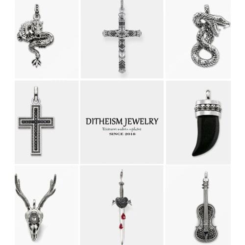 Maori Cross Pave Pendants, 2018 New Fashion Jewelry 925 Sterling Silver Ethnic Gift For Women Men Boy Girls Fit Necklace