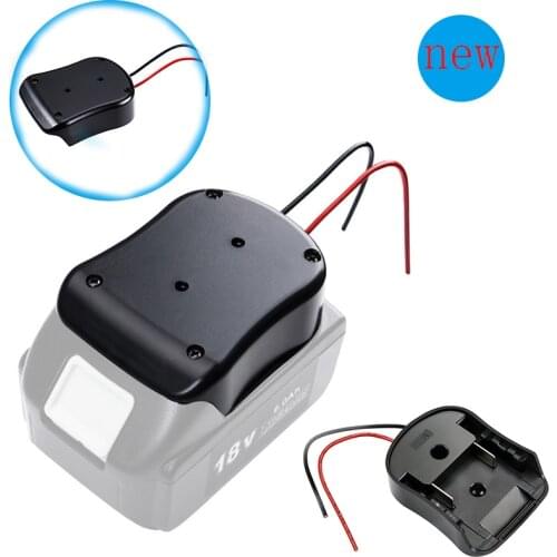 Oein For Makita Adapters 18V Battery Power Connector Adapter Dock Holder With 14 Awg Wires Connectors power tool accessory Black