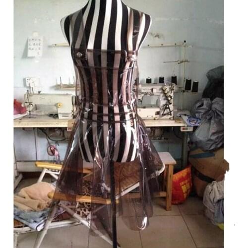 Sexy PVC Holographic Dress Women\x27s Dress Vestido Summer Dress Women Clear PVC Vinly Plastic Clothes Party Dress Women Gothic