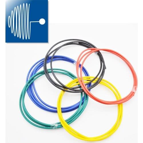 SHENGPAI factory high flexible Silicone Silica Gel Wire 24/26/28/30/32AWG High Temperature Silicon Wire with multi color